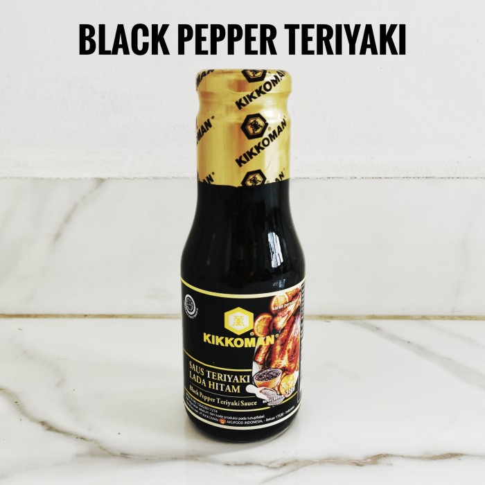 

Kikkoman Black Pepper Teriyaki Sauce Saos Teriyaki Lada Hitam Kikkoman
