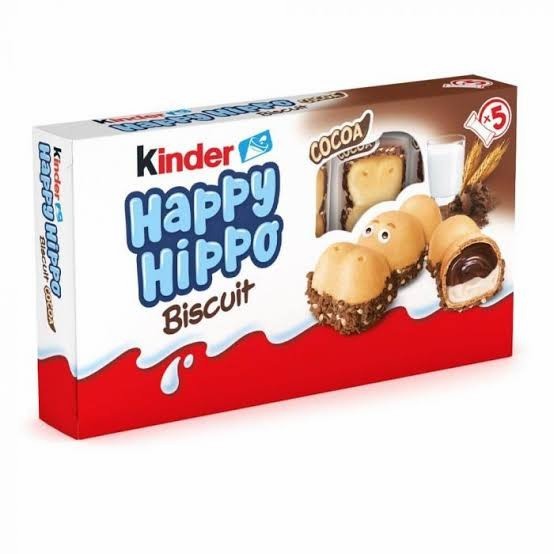 

KINDER HAPPY HIPPO Biscuit Cocoa Isi 5 Pcs (Made in UK)