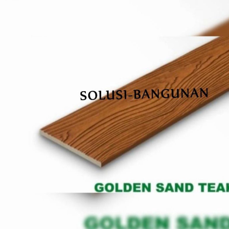 (M♪GL»] Sheraplank golden sand teak 08mmx200x3000/listplank motif kayu/grc plank/grc motif kayu/ shera plank/ lis plang/lisplank 20cm virral
