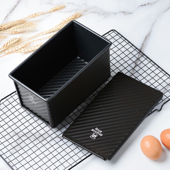 

Sanneng SN2326 - 450gr Loaf Pan Low Sugar Bread Corrugated 19.6x10.6cm