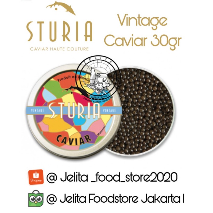 

Sturia Caviar Vintage pure salt 30gr