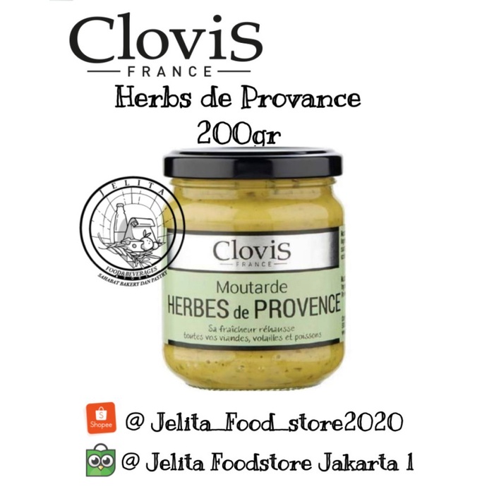 

Clovis Herbs from Provence mustard 200gr France