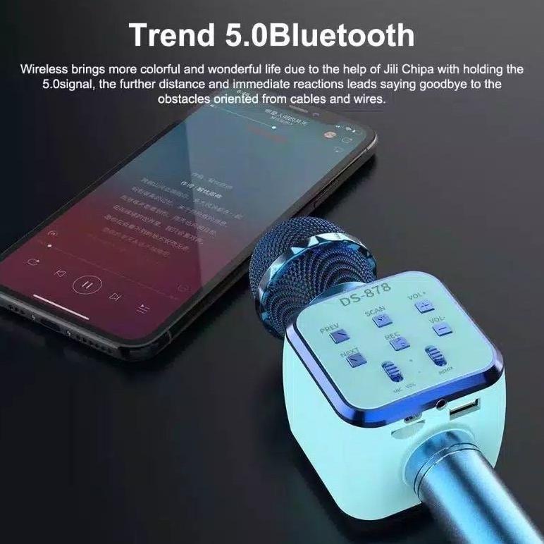 7.7 Mic Bluetooth L20/Q7 Karaoke Wireless/Microphone Ktv Premium Speaker Portable Smule