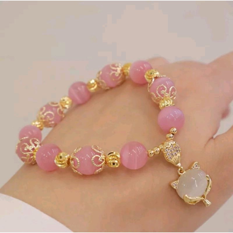 Gelang Manik Liontin Rubah