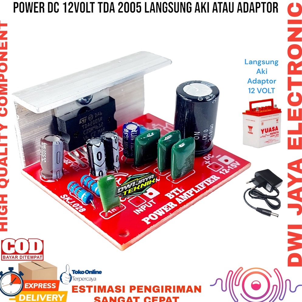 Big sale Power Amplifier TDA 2005 MONO 12VOLT 100 WATT LGP