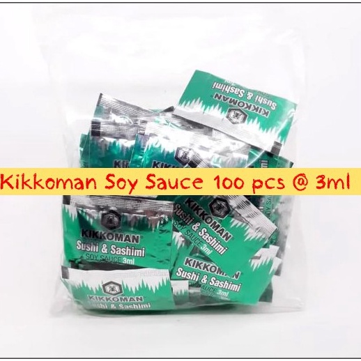 

Dijual murah Kikkoman Shoyu Sachet - Soy Sauce Sachet isi 100 pcs 75