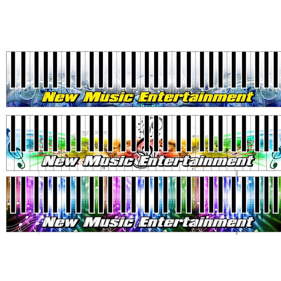 [KODE PRODUK FTYIW6192] STIKER TUTS KEYBOARD ORGEN PIANO YAMAHA KORG ROLAND DLL bisa tambah nama dan