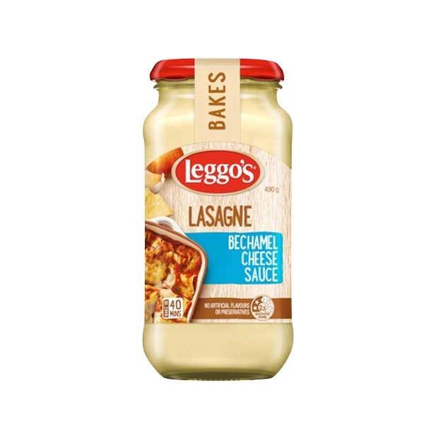 

LEGGOS LASAGNE BECHAMEL CHEESE SAUCE 490 GR