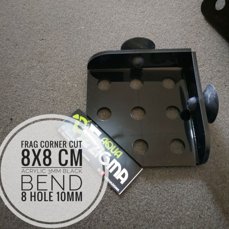 Frag Coral Rak Corner Cut Black