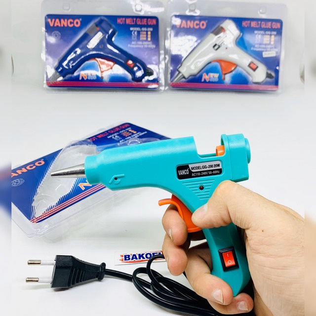 

GLUE GUN KECIL 20 WATT VANCO & VANSTAR ON/OFF LEM TEMBAK