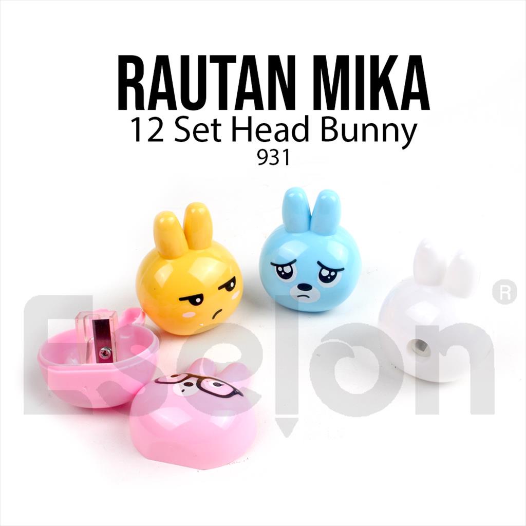 

12PCS RAUTAN MIKA BUNNY KELINCI 931 / 1PACK SERUTAN FANCY