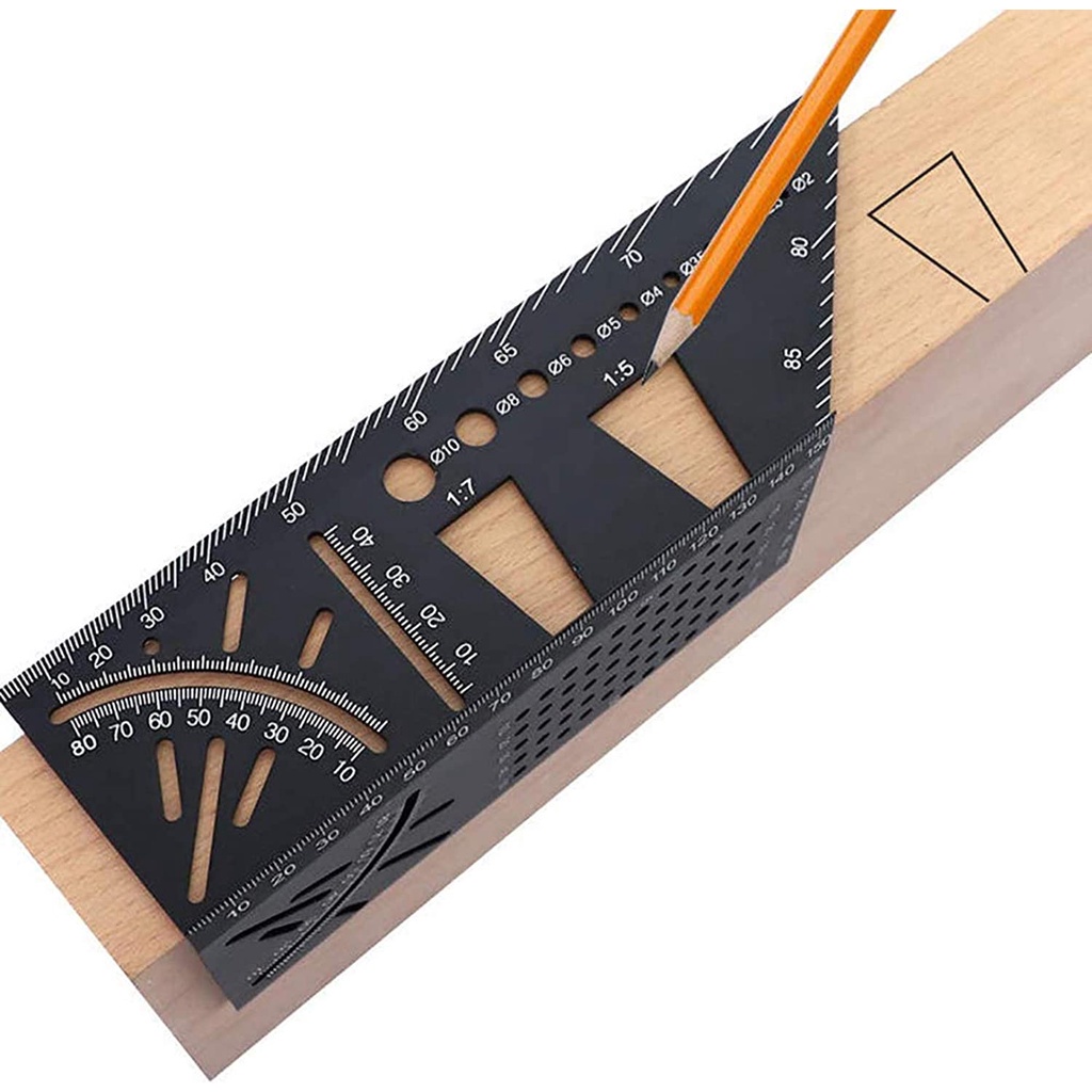 

SIKU MARKING 3D ALUMINIUM / PENGGARIS SIKU MITRE 3D / MARKING MITER GAUGE ALUMINIUM PLATE 2.6MM