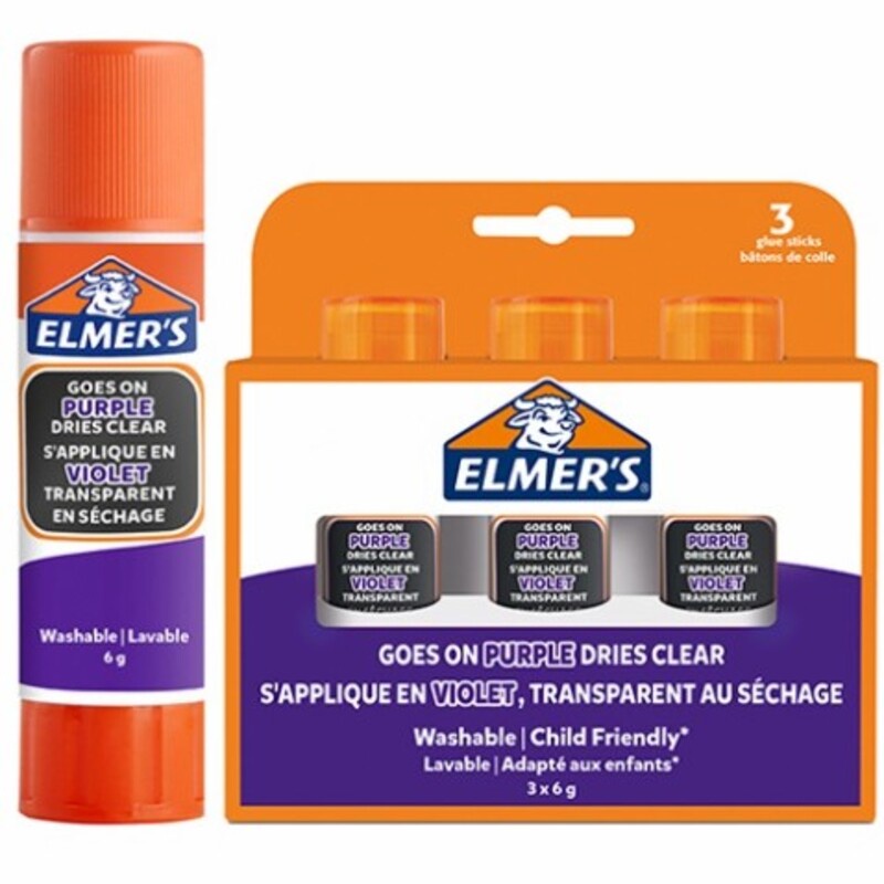 

ELMERS ELM GLUE STICK 6G BL3 PURPLE