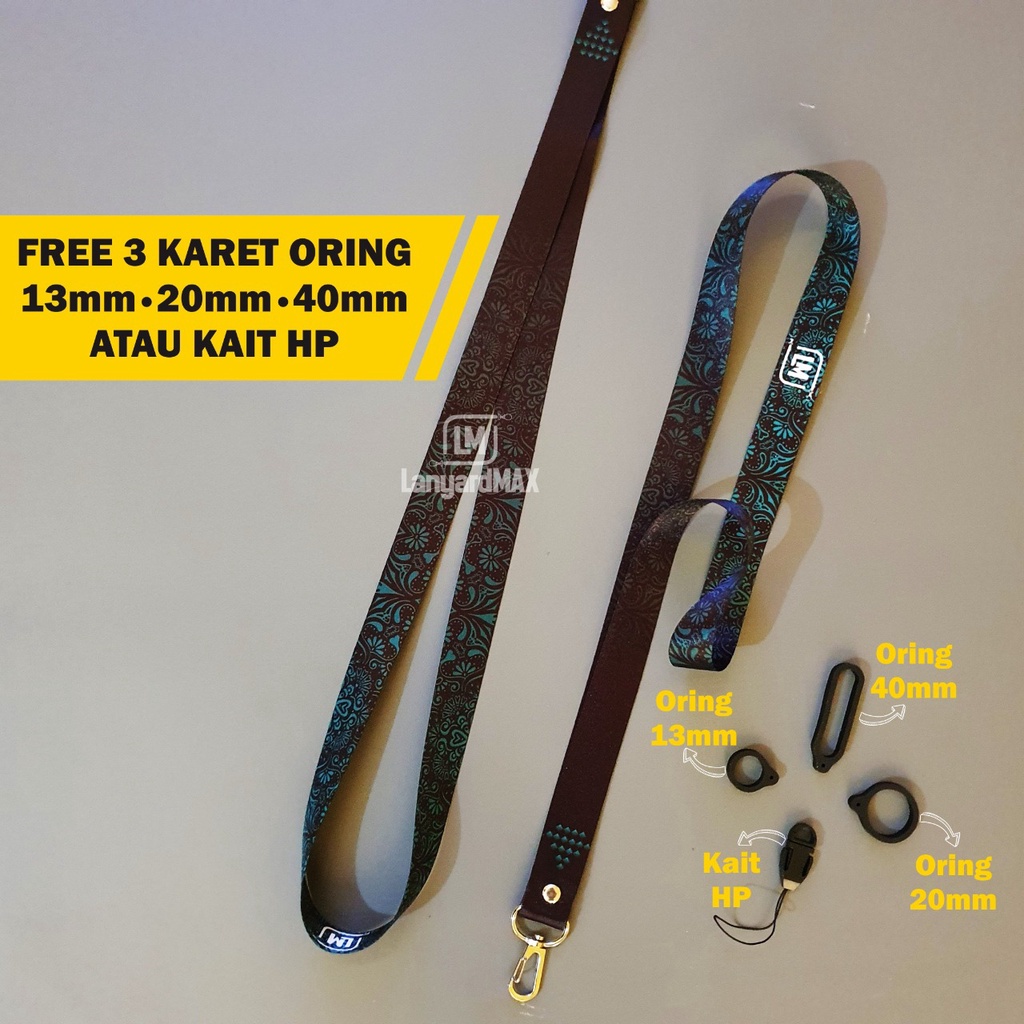 

LANYARD PODS & HP BATIK TOSCA BY LANYARDMAX
