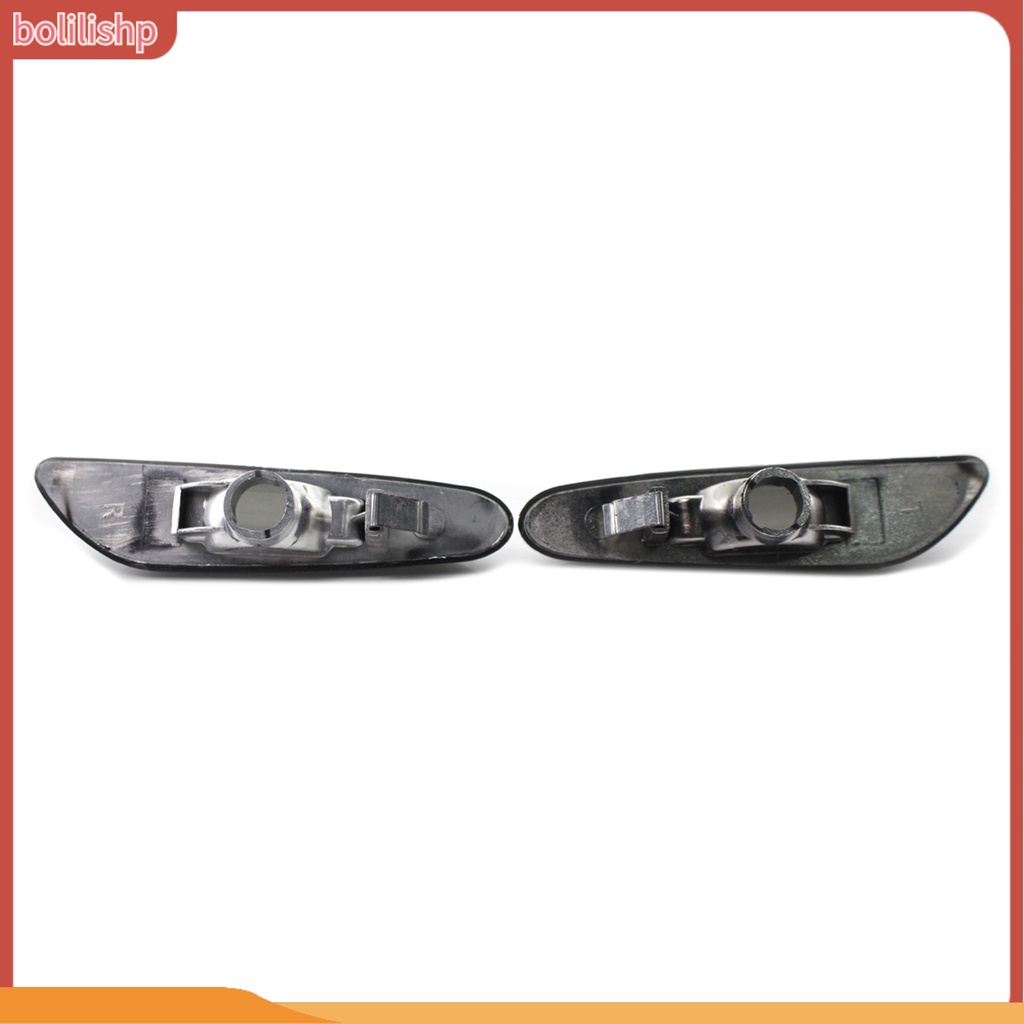 &lt;Bolilishp&gt; 2Pcs Side Marker Light Bezel Wear Resistant Fine Workmanship Gray Turn Signal Lamp Cover 63137165915 63137165916 for BMW 3 Series E46 02-05