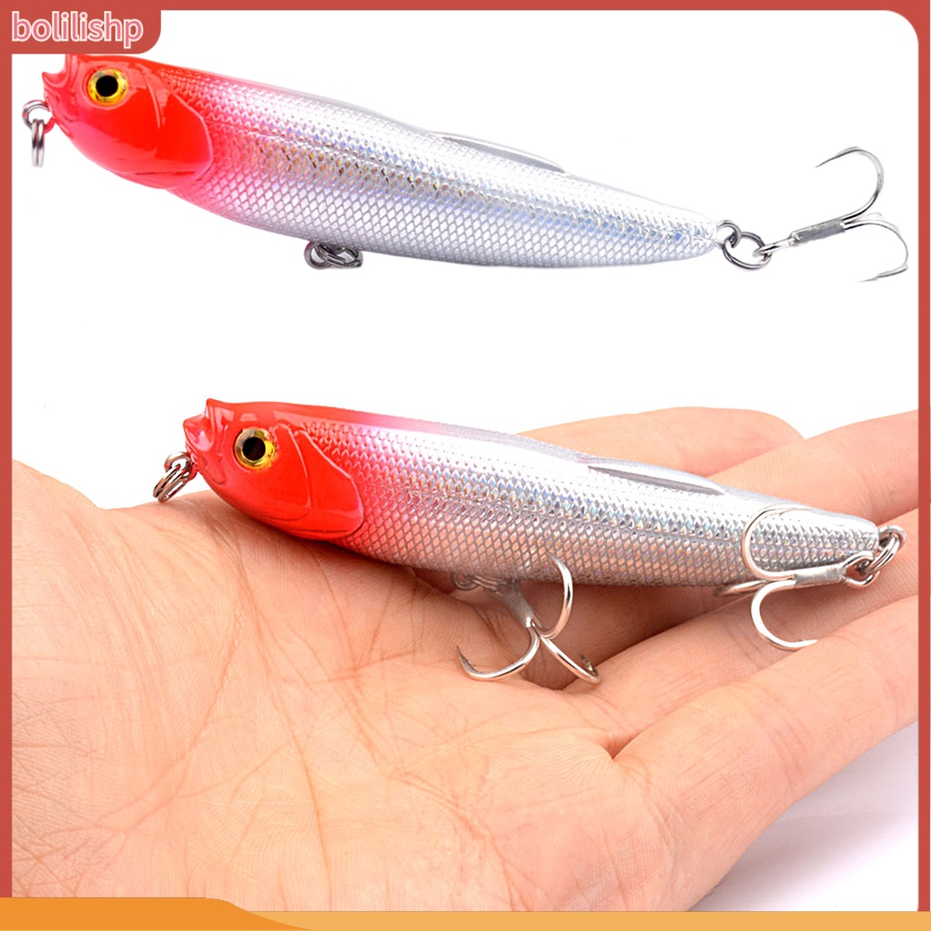 [Bolilishp] 8.8cm/9g Umpan Pancing Penembus Kuat Menggoda Air Atas Tajam Mengambang Popper Hardbait Untuk Pemancing