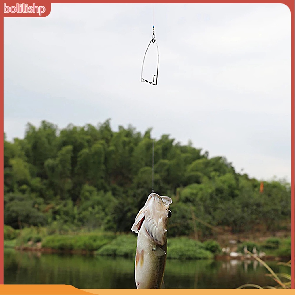 &lt;Bolilishp&gt; kait Ikan Otomatis Hemat Tenaga Kerja Kuat Kekuatan Operasi Sederhana Musim Semi Fishhook Umpan Menangkap Ketapel Jaring Untuk Danau