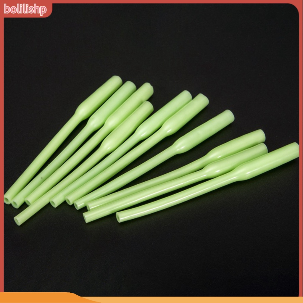 [Bolilishp] 10pcs/set Selang Pancing Neon Adjustable Ringan Memancing Luminous Heating Shrink Tube Untuk Outdoor