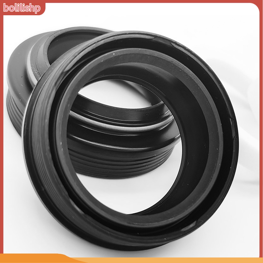 &lt;Bolilishp&gt; 2Pcs Bike Bicycle Front Fork Dust Seal with Sponge Ring for Fox Rockshox Xfusion