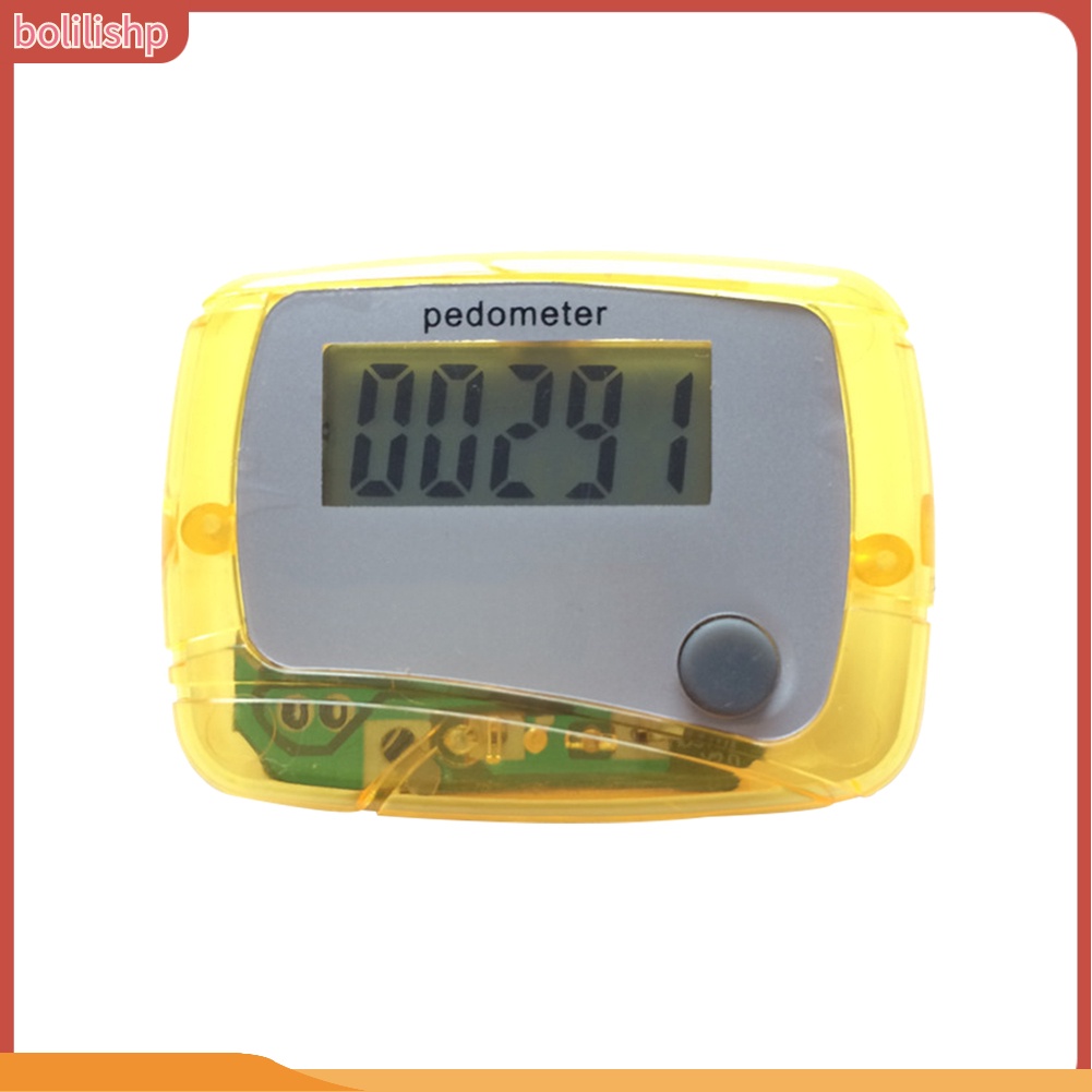 &lt;Bolilishp&gt; Pedometer Digital Mini Portable Dengan Layar Lcd Untuk Olahraga