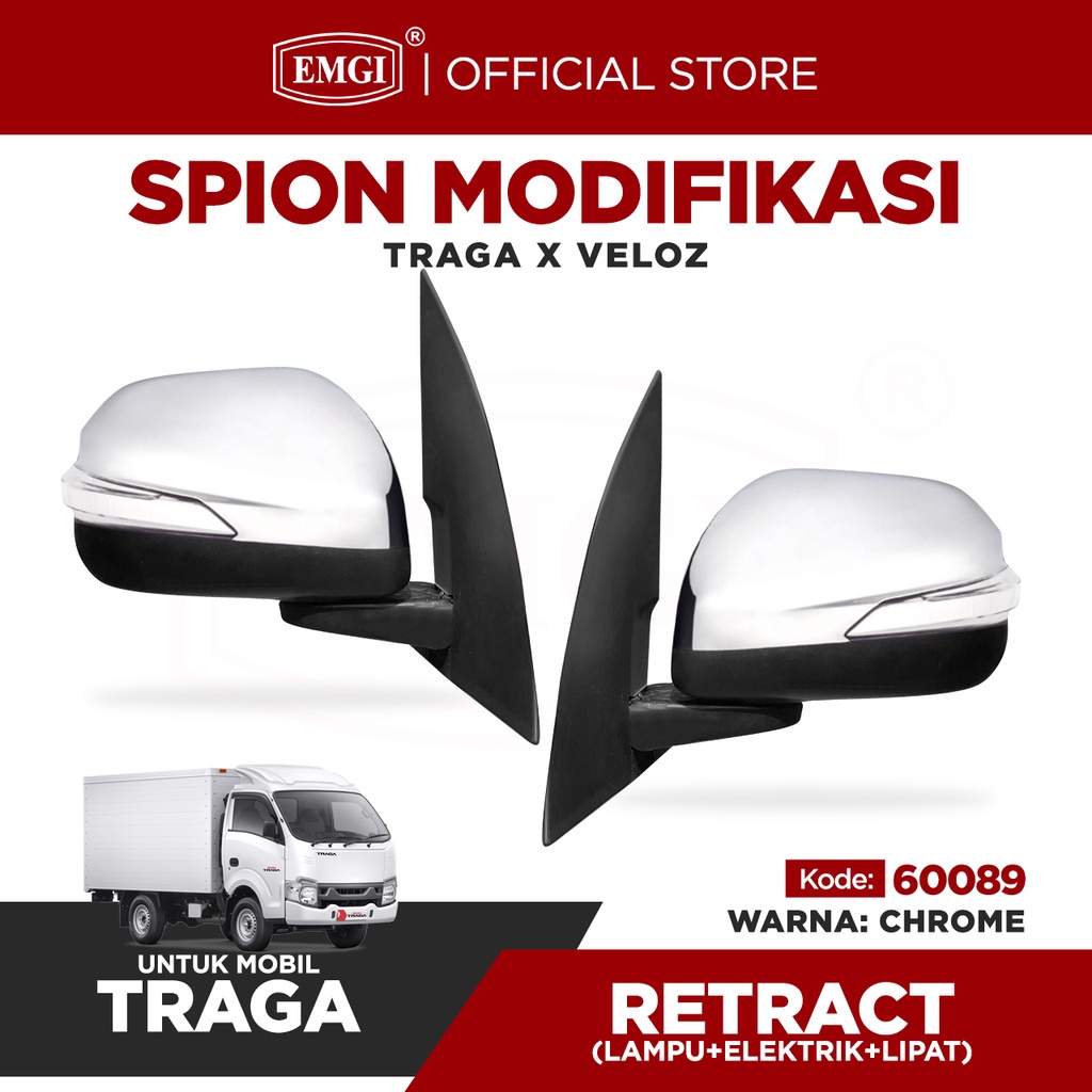 Modifikasi Spion Mobil Traga housing Avanza Veloz - Lipat