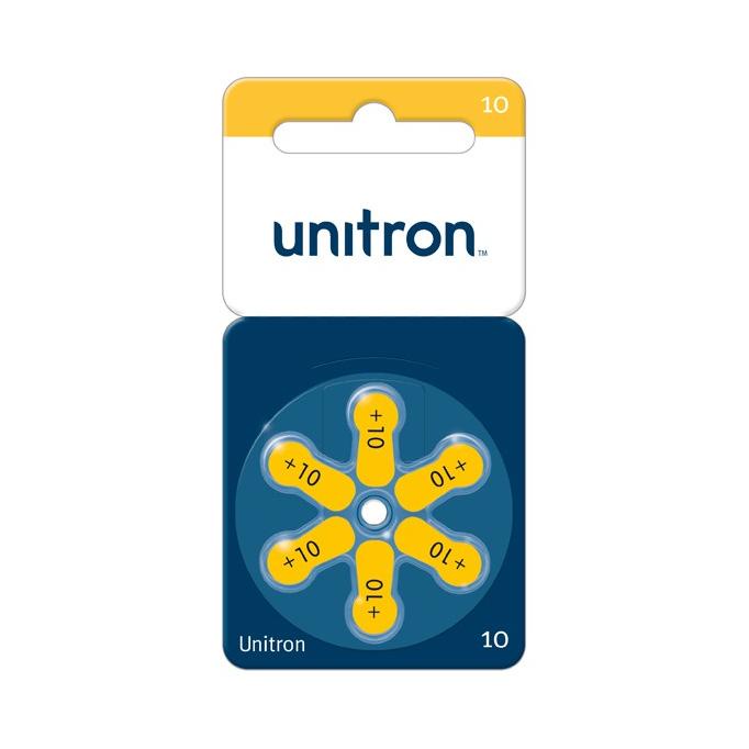 Laris Unitron Ukuran 10 Alat Bantu Dengar (6 Pcs) - Batere Abd Hearing Aid Size Kuning