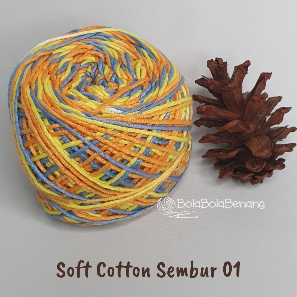 Promo Benang Rajut Soft Cotton Sembur - Big Ply - SCB Sembur
