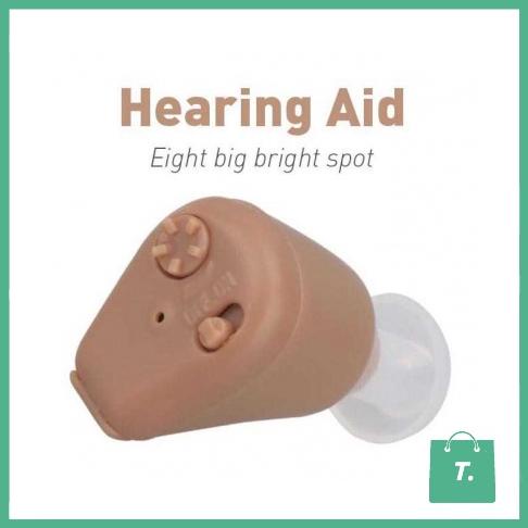 New Alat Bantu Dengar Pendengaran Telinga Tuli Cas Rechargeable Hearing Aid