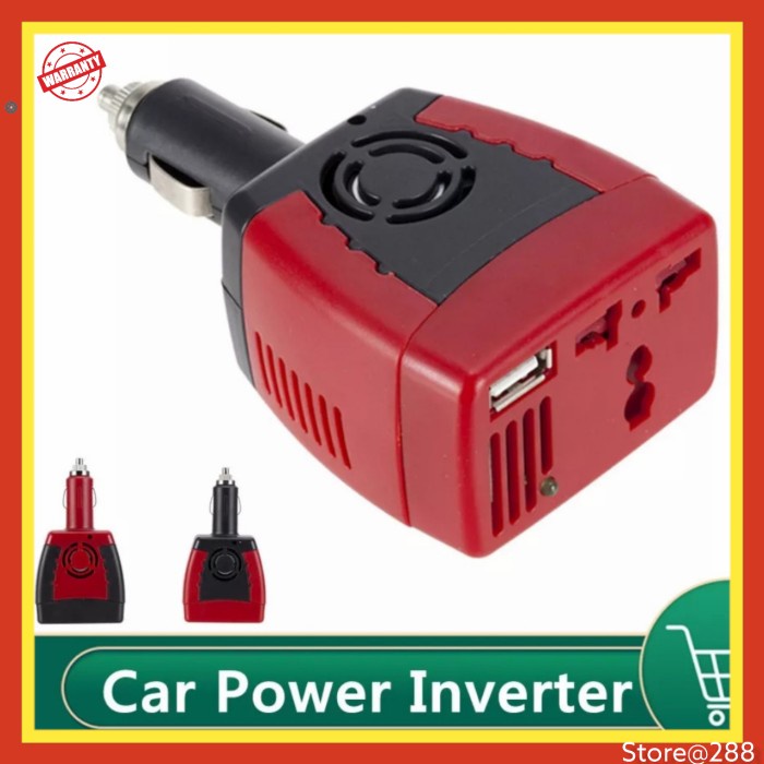 Terlaris Car Power Adaptor Inverter Charge Laptop Gadget Mobil Usb Dc12V To Ac