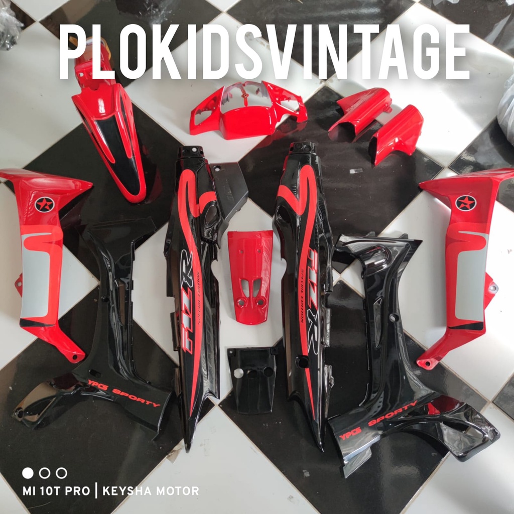 FULL BODY HALUS YAMAHA FIZ R CALTEX MERAH HITAM TERMURAH
