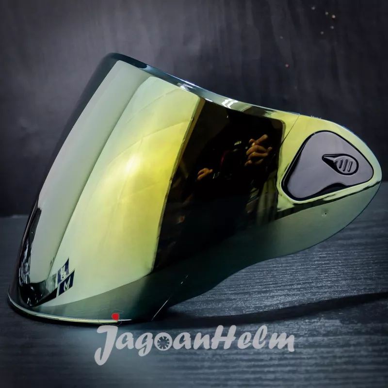 VISOR FLAT HELM NHK R6 MEREK NORISK| + RACHET | KACA HELM | R-6