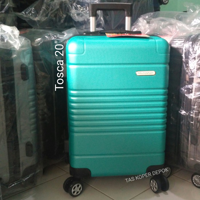MUST HAVE TAS KOPER POLO LV88 FIBER UKURAN KABIN 20 INCH TAS TRAVEL PRIA WANITA TERBARU