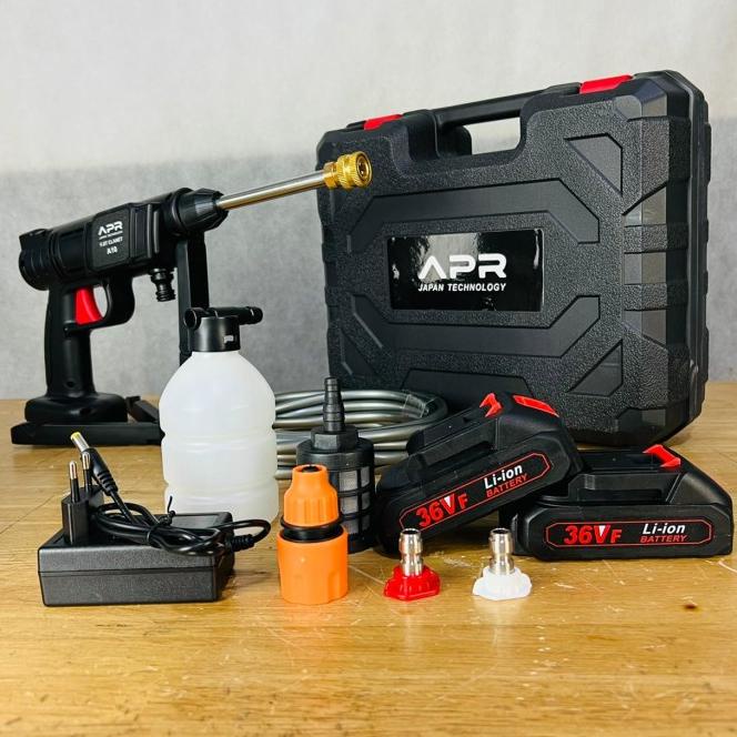 Mesin Cuci Motor Mobil Apr Japan A10 2Baterai Jet Cleaner Cordless