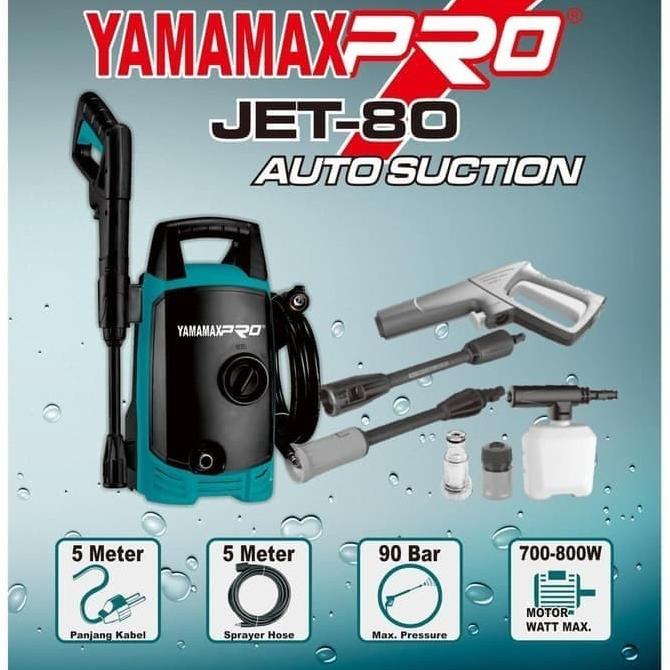 Jet Cleaner Yamamax Pro Jet-80 Mesin Cuci Mobil Dan Motor Jet80