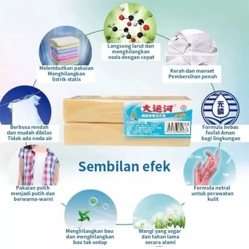 SABUN CUCI VIRAL AJAIB PENGHILANG NODA PAKAIAN DAN SEPATU SERBAGUNA 200GR VD