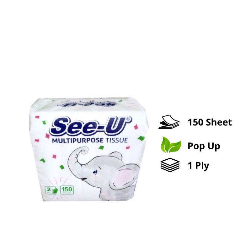 Tissue See-U Pop Up 150 Sheet