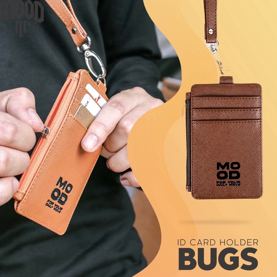 

Big Sale➯ ID CARD HOLDER NAME TAG - BUGS POCKET by MOOD ADVENTURE K48