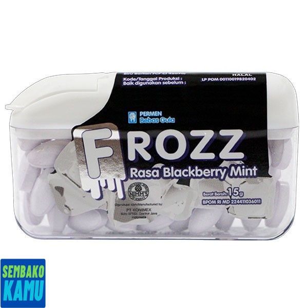 

Frozz Blackberry Mint 15 gr - Permen