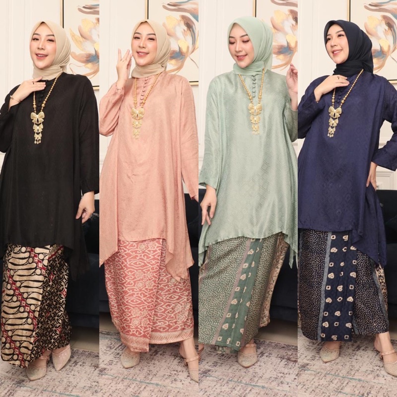 NEW ARRIVAL SET ROK VISCOS/ OUTFIT KONDANGAN GIES / SET VISCOSE SEMI SUTRA MIX LACE / VISCOSE KONDAN