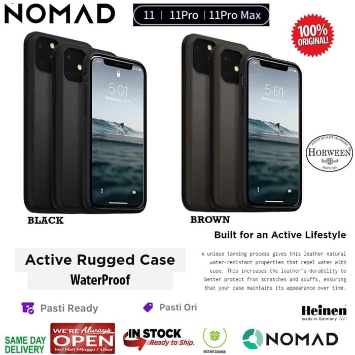 Best Seller Nomad Active Waterproof Leather Case Iphone 11 Pro Max / 11 Pro / 11