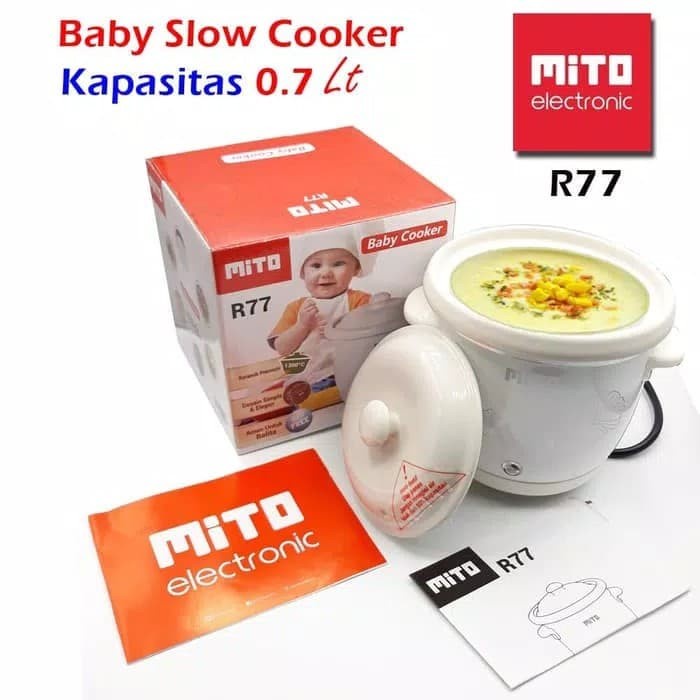 Bestseller Slow Cooker Mito R77 - Baby Cooker Mito R77 0.7 Liter