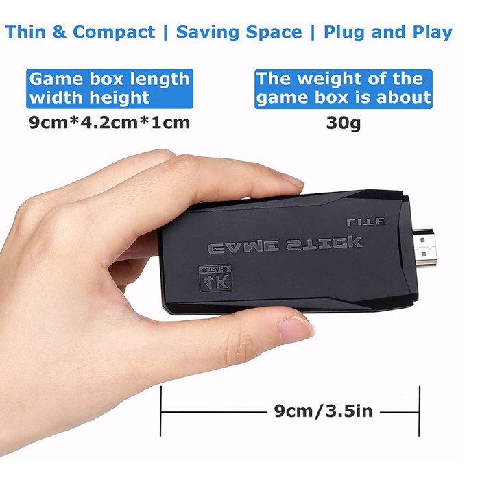 M8 Mini Game Stik Console Hdmi Wireless High Definition Tv Retro Jadul