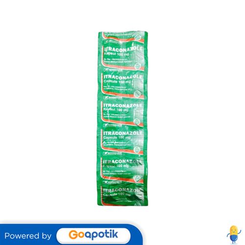 ITRACONAZOLE BERNOFARM 100 MG STRIP 10 KAPSUL