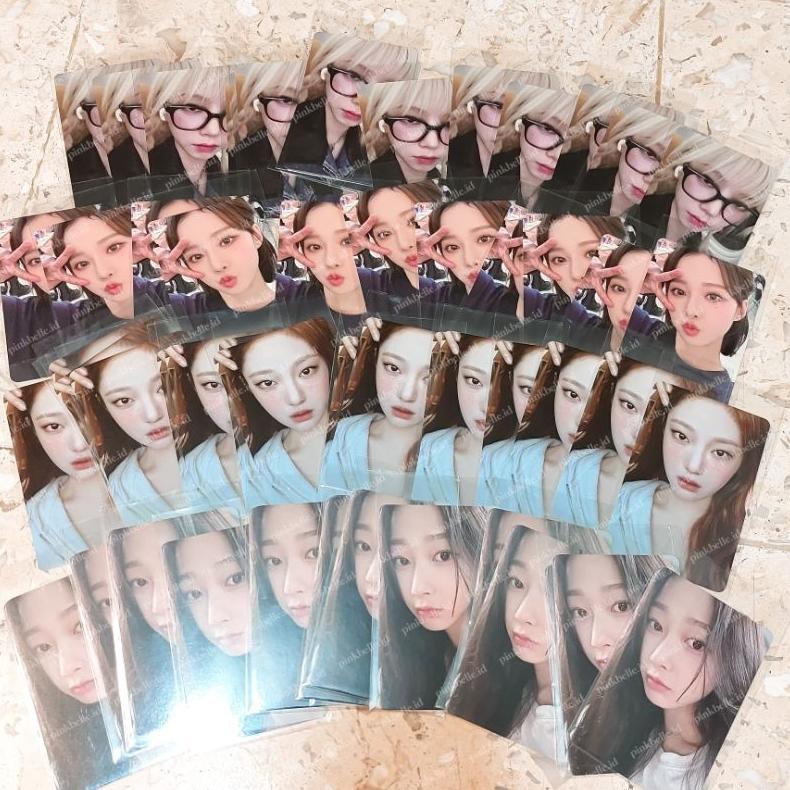 PROMO READY STOCK PC PHOTOCARD BENEFIT POB KTOWN AESPA MY WORLD KARINA WINTER GISELLE NINGNING ROY38