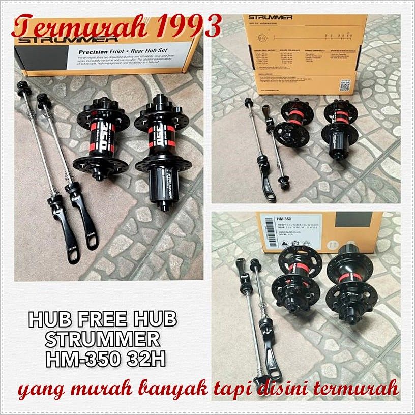 HUB FREE HUB STRUMMER M350 32H Sparepart Sepeda Termurah