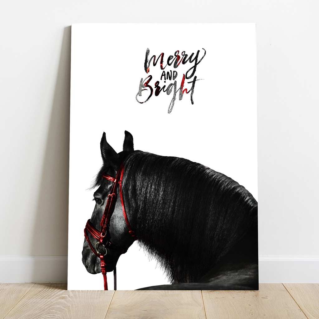 Hiasan dinding ruang tamu Poster horse Wall decoration