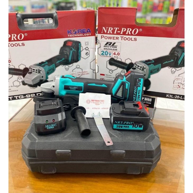 GERINDA BATERAI 20VOLT CORLDESS NRT PRO GERINDA CORLDESS NRT PRO