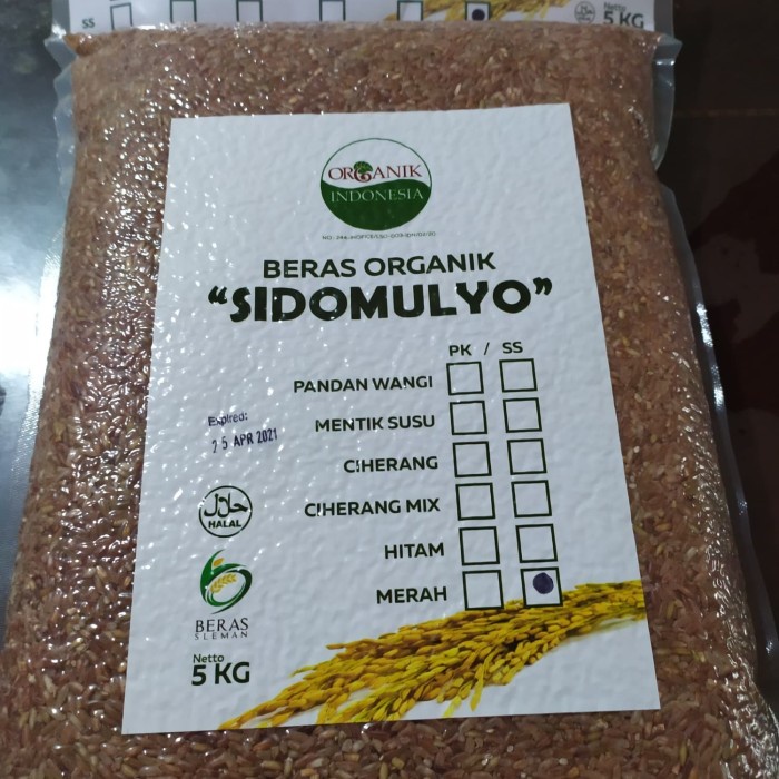 

Beras Organik - Beras Merah Ss (Sosoh) 5 Kg