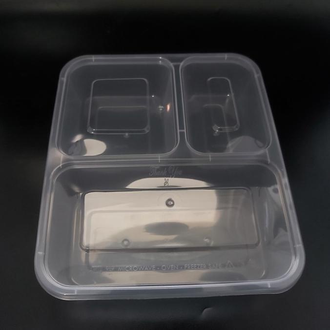 .........] KOTAK MAKAN THINWALL BENTO SEKAT 3 VICTORY