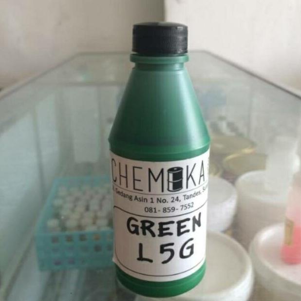 

>*>*>*>*] Pigment Basic Green L5G / Pewarna Dasar Hijau L5G 100gr